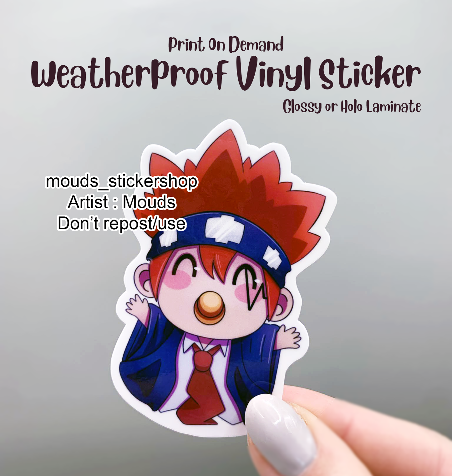 POD Weatherproof Die Cut Stickers