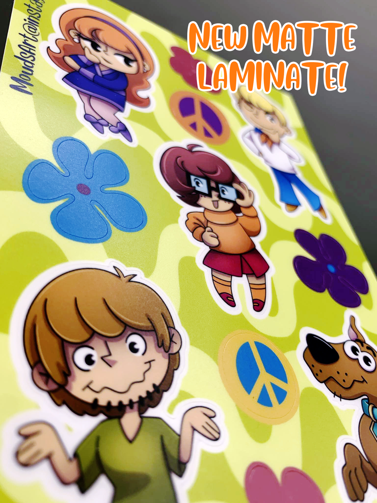 POD Weatherproof Vinyl Sticker Sheet