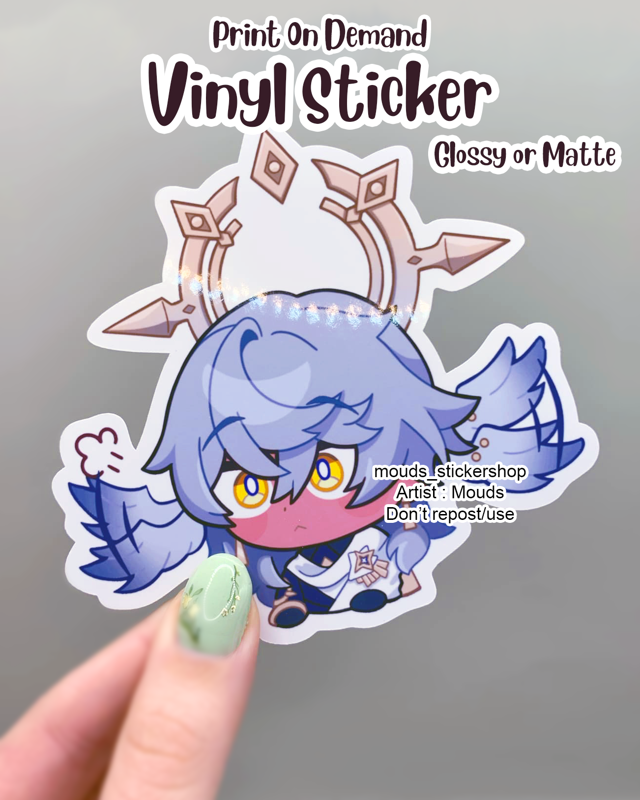 POD Vinyl Die Cut Stickers
