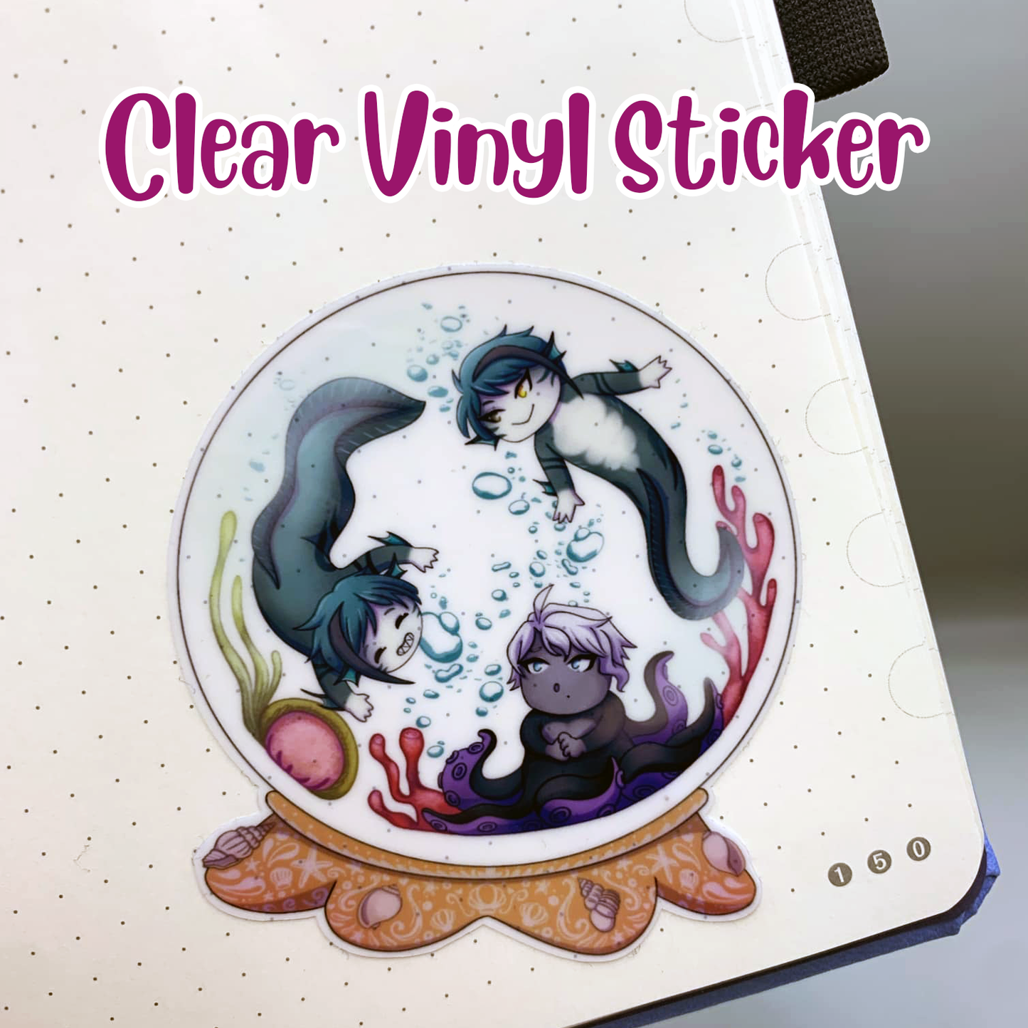 POD Clear Die Cut Vinyl Sticker