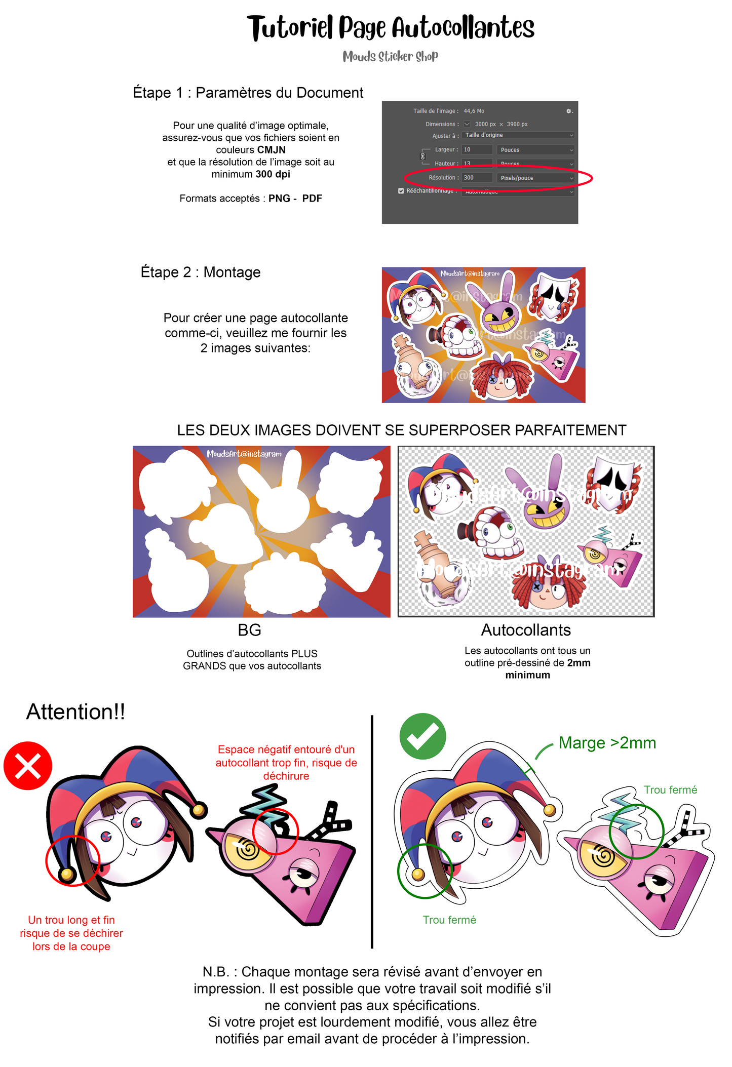 POD Weatherproof Vinyl Sticker Sheet